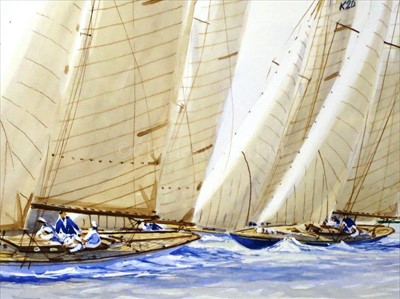 Lot 24 - δ GUY L'HOSTIS (FRENCH, 1945- )<br/>"SAGITTA"...