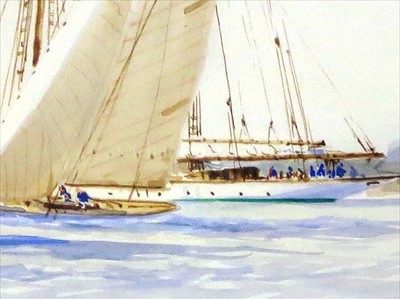 Lot 24 - δ GUY L'HOSTIS (FRENCH, 1945- )<br/>"SAGITTA"...