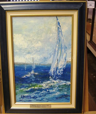 Lot 26 - δ GUY L'HOSTIS (FRENCH, 1945- )<br/>Shamrock,...