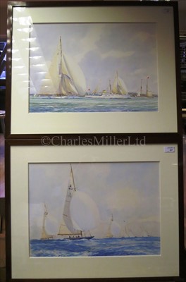 Lot 27 - δ GUY L'HOSTIS (FRENCH, 1945- )<br/>"VELSHEDA" et...