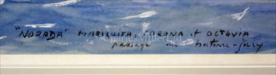 Lot 28 - δ GUY L'HOSTIS (FRENCH, 1945- )<br/>"NORADA",...