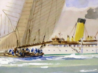 Lot 28 - δ GUY L'HOSTIS (FRENCH, 1945- )<br/>"NORADA",...