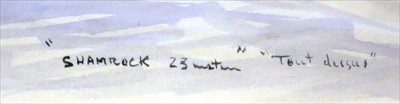 Lot 29 - δ GUY L'HOSTIS (FRENCH, 1945- )<br/>"Shamrock 23...