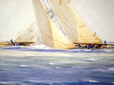 Lot 32 - δ GUY L'HOSTIS (FRENCH, 1945- )<br/>Entrainment...
