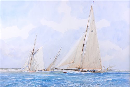 Lot 33 - δ GUY L'HOSTIS (FRENCH, 1945- )<br/>"FLAME" Bord...