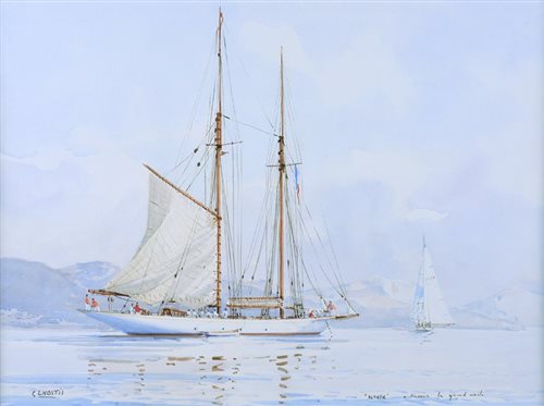 Lot 34 - δ GUY L'HOSTIS (FRENCH, 1945- )<br/>"ALTAIR" a ......