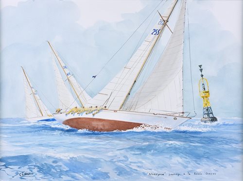 Lot 36 - δ GUY L'HOSTIS (FRENCH, 1945- )<br/>"BEMBRIDGE...