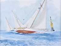 Lot 36 - δ GUY L'HOSTIS (FRENCH, 1945- )<br/>"BEMBRIDGE...