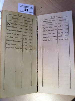Lot 41 - Admiralty Office: 'An alphabetical list of the...