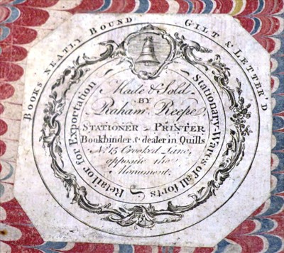 Lot 43 - Anon: Master book of an instructor in a school...