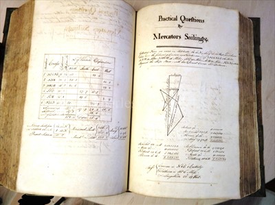 Lot 43 - Anon: Master book of an instructor in a school...