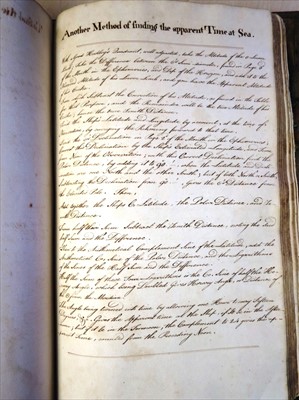Lot 43 - Anon: Master book of an instructor in a school...