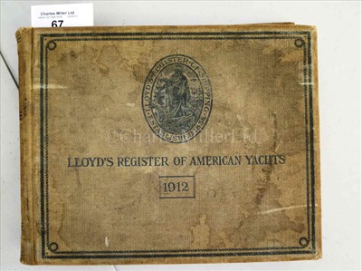 Lot 67 - LLOYD'S REGISTER OF AMERICAN YACHTS nineteen...