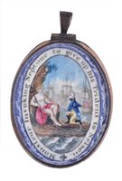 Lot 85 - A RARE ALLEGORICAL COMMEMORATIVE MEDALLION TO...