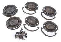 Lot 93 - A SET OF SIX NELSON COMMEMORATIVE PRESSED...
