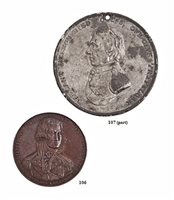 Lot 106 - A BRONZE MEDALLION COMMEMORATING THE BATTLE OF...