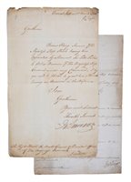 Lot 123 - THREE FAMOUS NAVAL AUTOGRAPHS<br/>for Cuthbert...