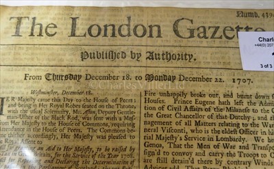 Lot 128 - The Death of Sir Cloudesly Shovel<br/> "On Sunday...