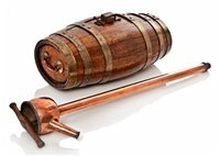 Lot 136 - A ROYAL NAVY SIX GALLON BARRICOE AND RUM...