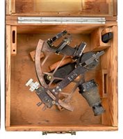 Lot 152 - A SECOND WORLD WAR KRIEGSMARINE SEXTANT<br/>the...