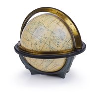 Lot 153 - A 6IN. STAR GLOBE BY ERNST SCHOTTE & CO.,...