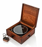 Lot 155 - A RARE ONE MINUTE TORPEDO TIMER BY CHARLES...