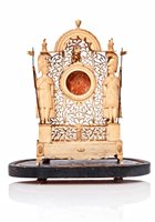 Lot 160 - A VERY FINE EARLY 19TH-CENTURY NAPOLEONIC FRENCH PRISONER-OF-WAR PIERCED BONE WATCH STAND