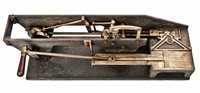 Lot 201 - A GERMAN STEEL AND BRASS DIDACTIC MODEL OF...