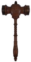 Lot 205 - A LAUNCHING MALLET FOR THE TELEGRAPH CABLE...
