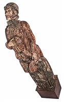 Lot 215 - A 19TH-CENTURY-STYLE MERCHANTMAN FIGUREHEAD,...