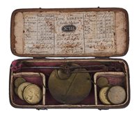 Lot 268 - A MONEY BALANCE BY THOMAS GIBSON, LONDON,...