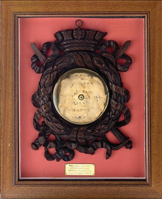 Lot 20 - An historically important plaque to Lord...
