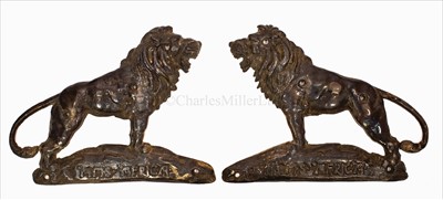 Lot 33 - Two unofficial tompion plates from a 12in. gun...