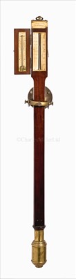 Lot 63 - A mid-19th century mahogany, brass and ivory...