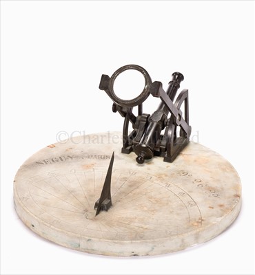 Lot 73 - A fine noon day cannon dial (Canon de Midi) by...