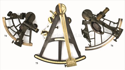 Lot 76 - A late 19th Century 7in. radius vernier...