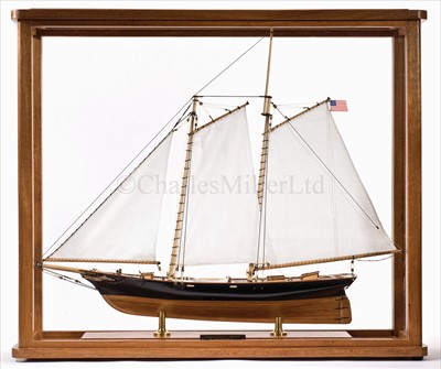 Lot 81 - A well-presented scale model of the schooner...