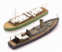 Lot 107 - A .3/16":1ft scale waterline model of a Royal...