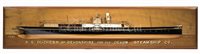 Lot 110 - A rare builder's half model of the paddle...