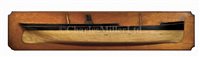 Lot 111 - A builder's half model of a coastal...
