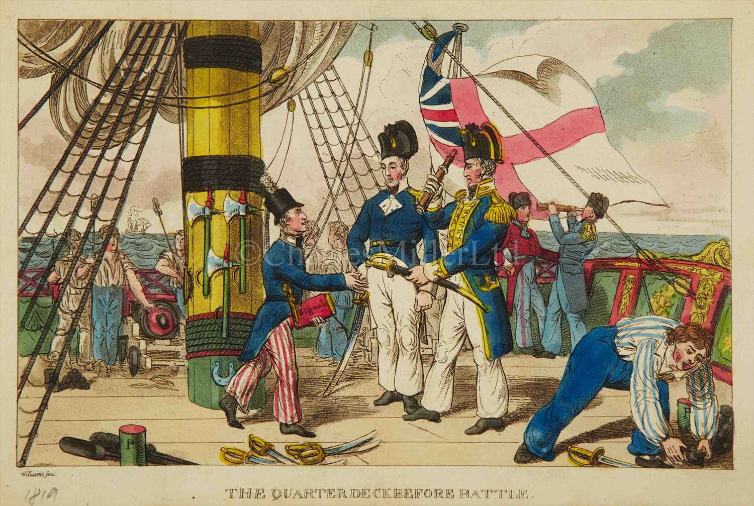 Lot 37 - AN ATTRACTIVE SET OF EARLY 19TH-CENTURY NAVAL...