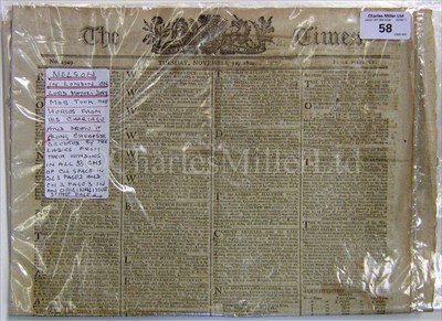 Lot 58 - NELSON REACHES LONDON<br/>Lord Mayor's Day: When...