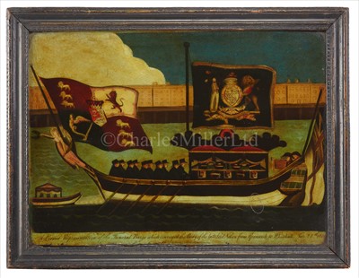 Lot 87 - AN EARLY 19TH-CENTURY COMMEMORATIVE NELSON...
