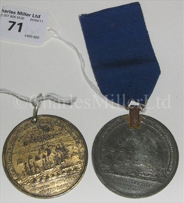 Lot 70 - ALEXANDER DAVISON'S MEDAL FOR THE NILE, 1ST...