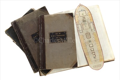 Lot 86 - H.M.S. TRAFALGAR: A SET OF THREE MIDSHIPMAN'S...