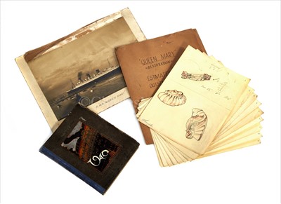 Lot 156 - R.M.S. QUEEN MARY: AN INTERESTING COLLECTION...