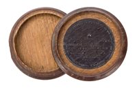 Lot 71 - A TÉMÉRAIRE TREEN TABLE SNUFF BOX, CIRCA 1838