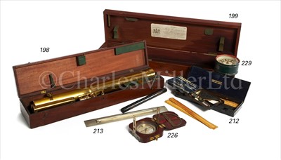 Lot 198 - A 19TH-CENTURY 2¼IN. SINGLE-DRAW REFRACTING...