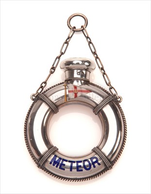Lot 38 - A VERY RARE SOUVENIR SILVER NOVELTY SCENT...