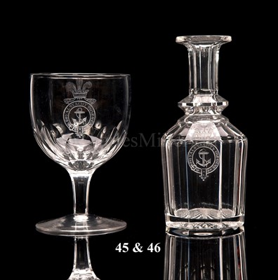 Lot 46 - A STANDISH MADE FROM THE TIMBER OF THE ROYAL...